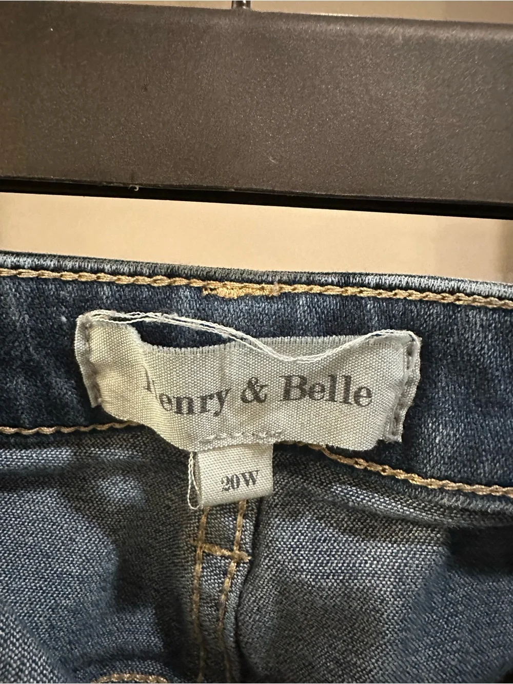 Henry & Belle indigo flare